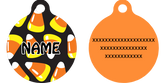 Candy Corn HD Dog ID Tag